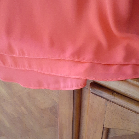 Fleur Bleve top sleeveless coral size L chiffon look very elegant look.💄💄 - Picture 5 of 11